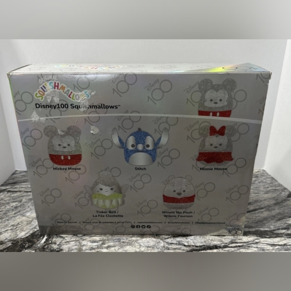 Disney 100th anniversary limited edition 5" squishmallow 5-pack NIB Never Opened - Picture 2 of 2